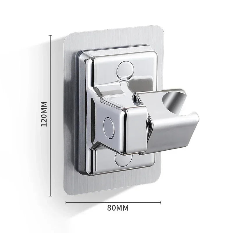 Adjustable Wall-Mounted Shower Head Holder