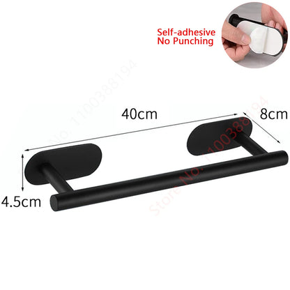 Adhesive Stainless Steel Toilet Paper Holder