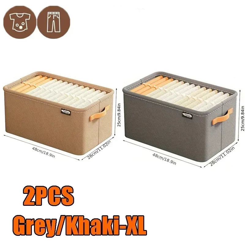 Thickened Clothes Organizer Storage Box