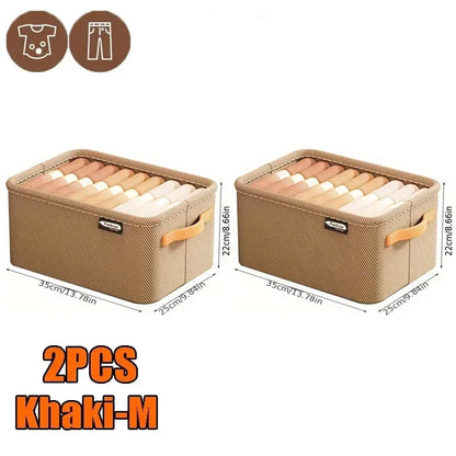 Thickened Clothes Organizer Storage Box