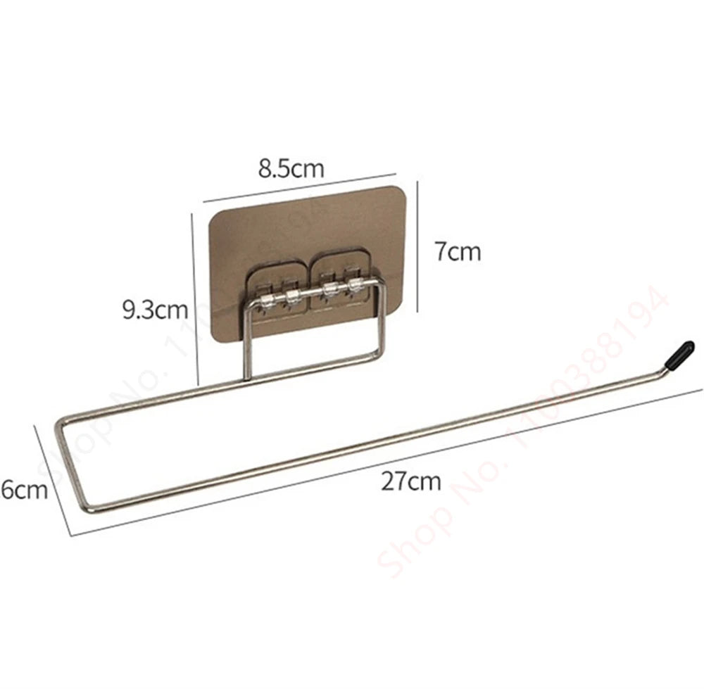 Adhesive Stainless Steel Toilet Paper Holder